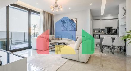 Трёхкомнатная квартира 2+1 с мебелью в районе Махмутлар в 20 м от моря