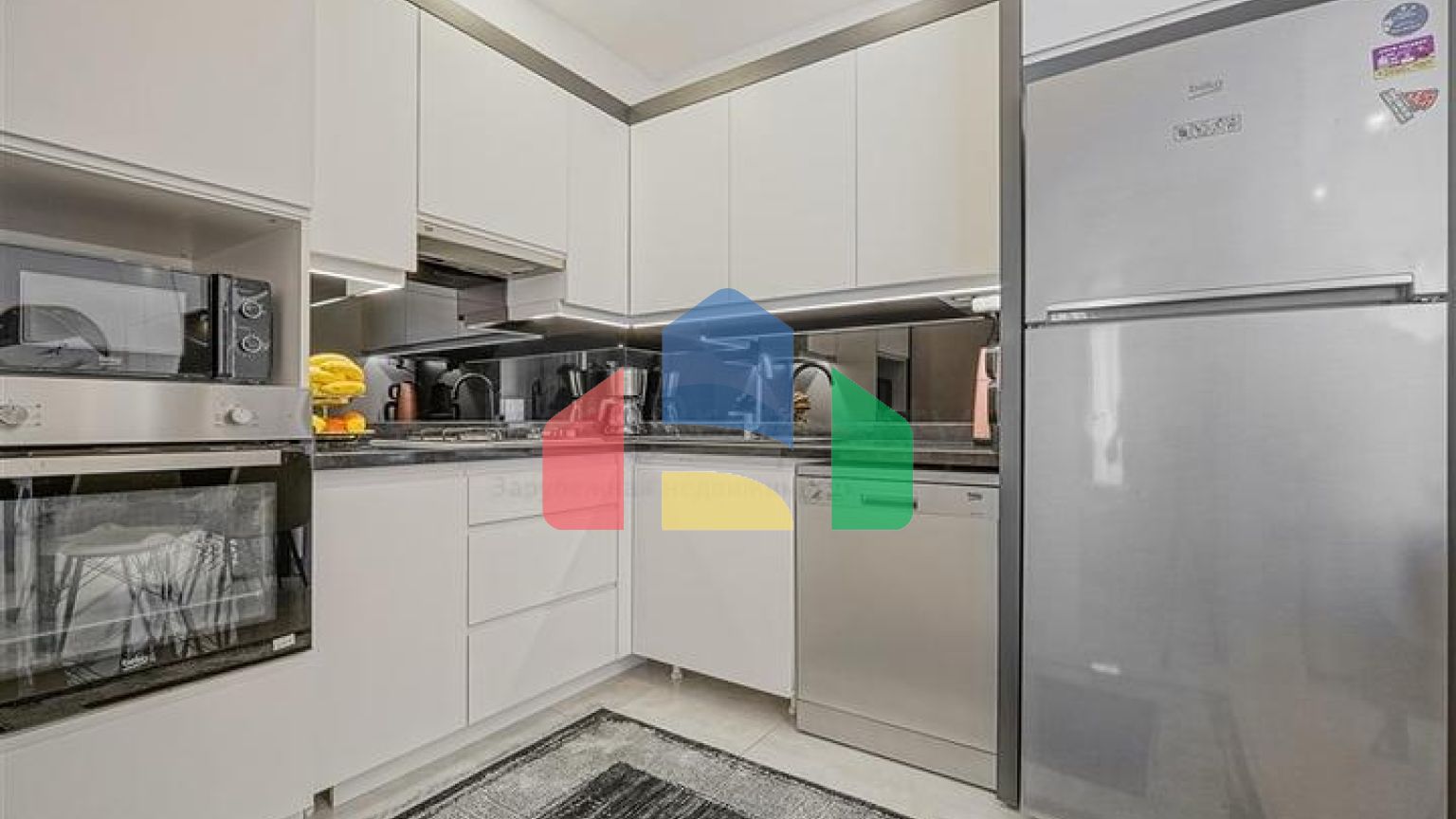 Трёхкомнатная квартира 2+1 с мебелью в районе Махмутлар в 20 м от моря