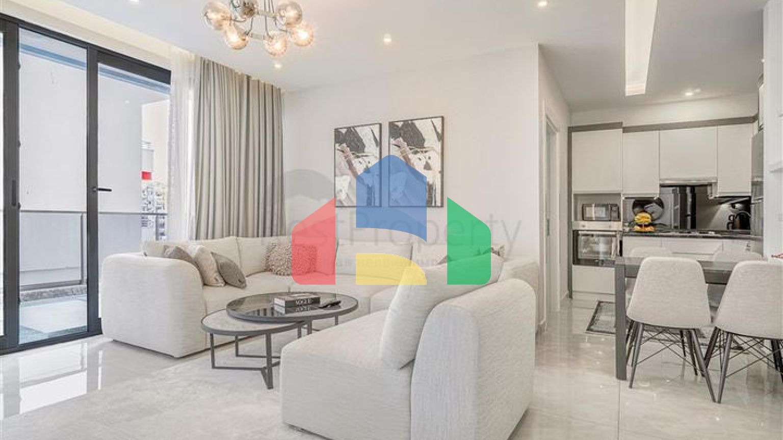 Трёхкомнатная квартира 2+1 с мебелью в районе Махмутлар в 20 м от моря