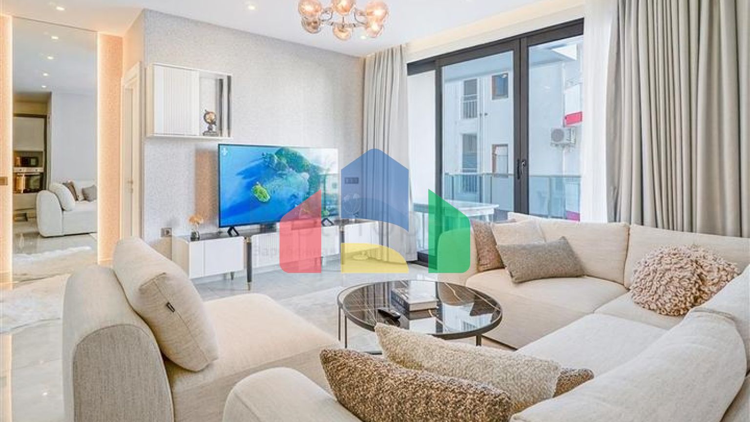 Трёхкомнатная квартира 2+1 с мебелью в районе Махмутлар в 20 м от моря