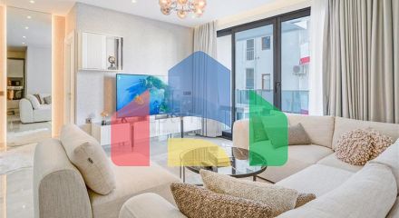 Трёхкомнатная квартира 2+1 с мебелью в районе Махмутлар в 20 м от моря