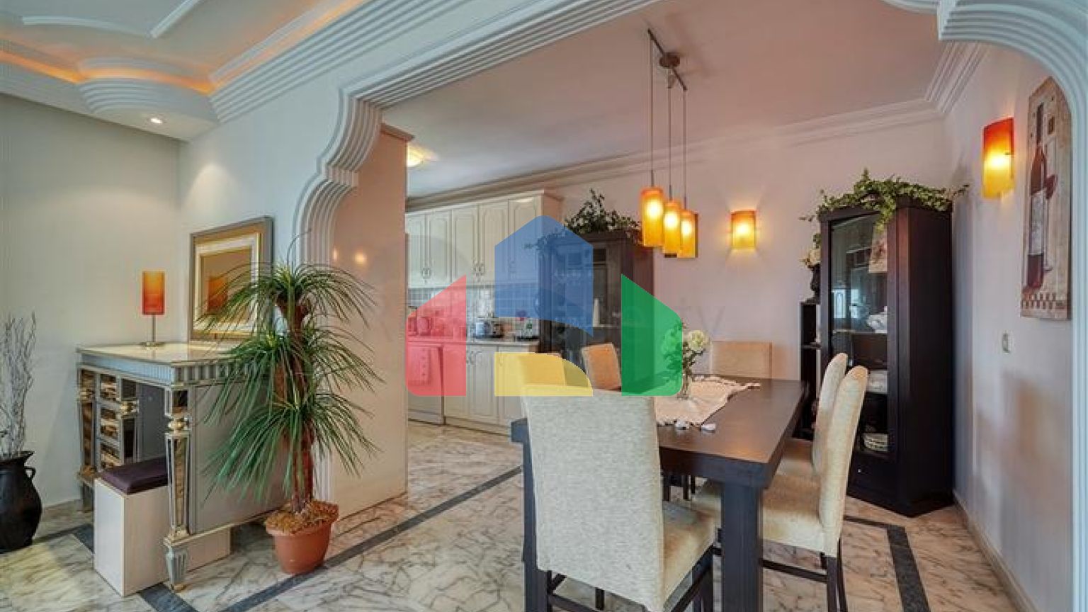 Трёхкомнатная квартира 2+1 с развитой инфраструктурой в районе Махмутлар