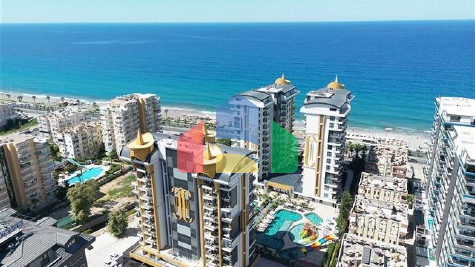 Двухкомнатная квартира 1+1 с современной инфраструктурой в районе Махмутлар