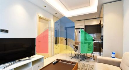 Двухкомнатная квартира 1+1 с современной инфраструктурой в районе Махмутлар