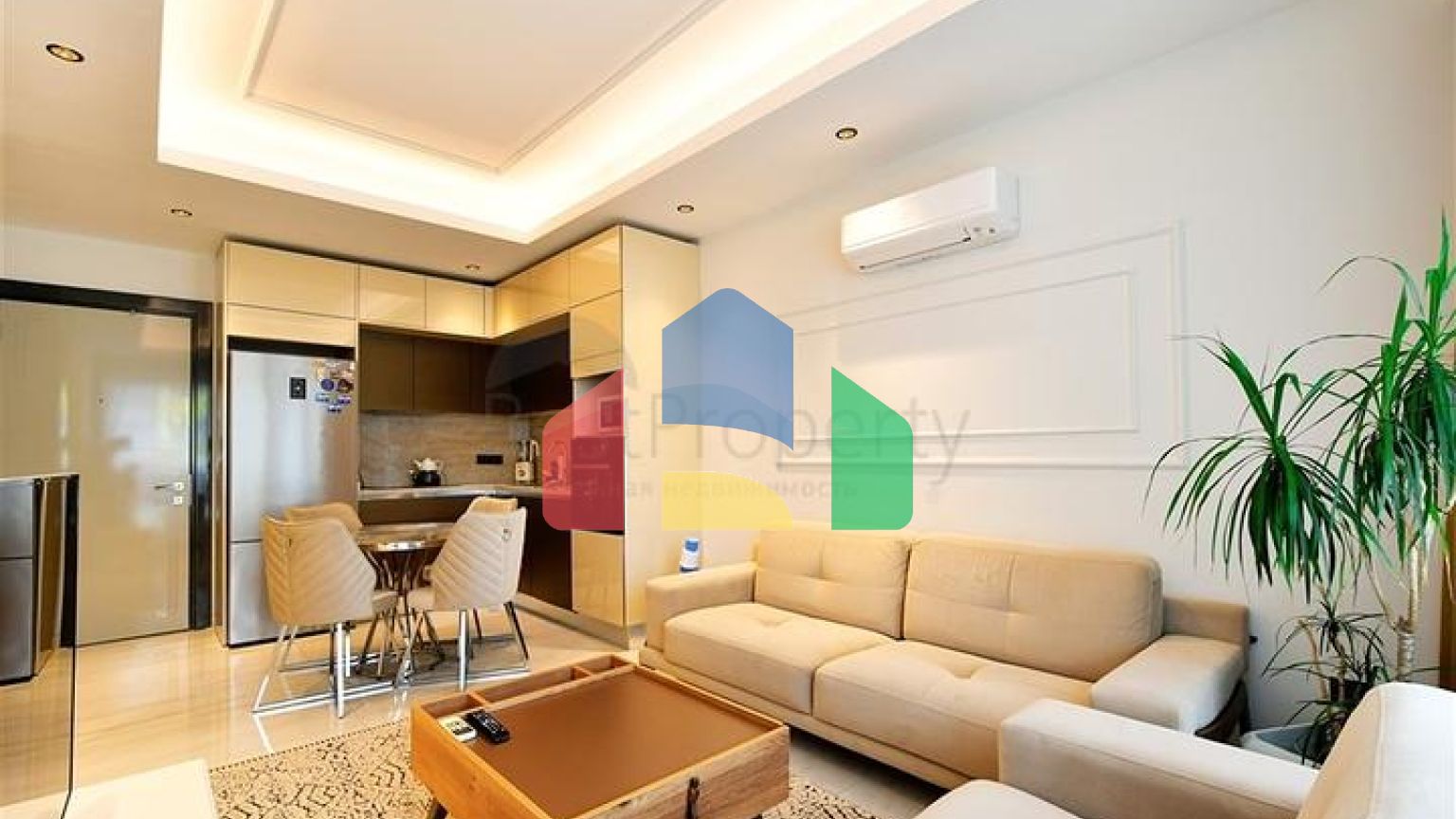 Двухкомнатная квартира 1+1 с современной инфраструктурой в районе Махмутлар