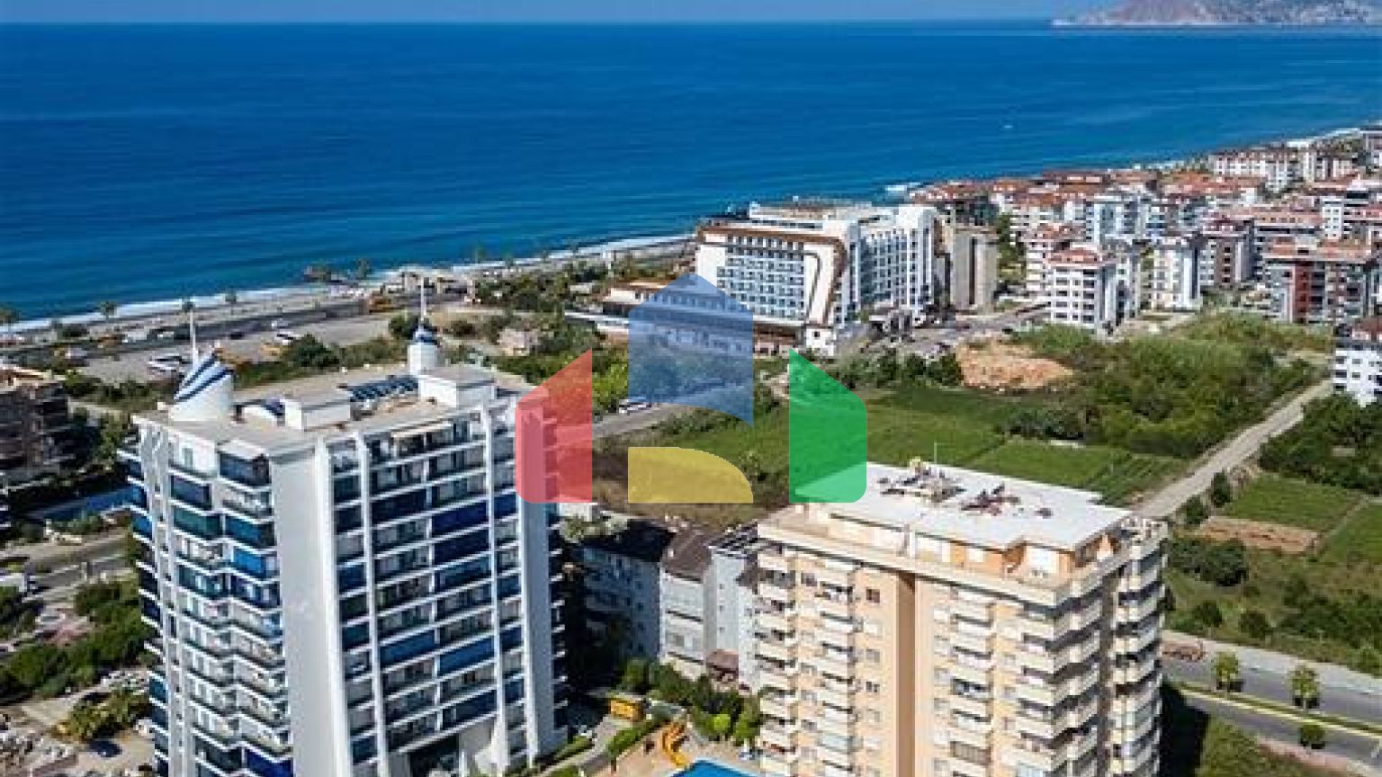 Двухкомнатная квартира с удобной планировкой в районе Махмутлар