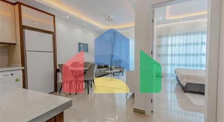 Двухкомнатная квартира 1+1 с мебелью и богатой инфраструктурой в районе Махмутлар