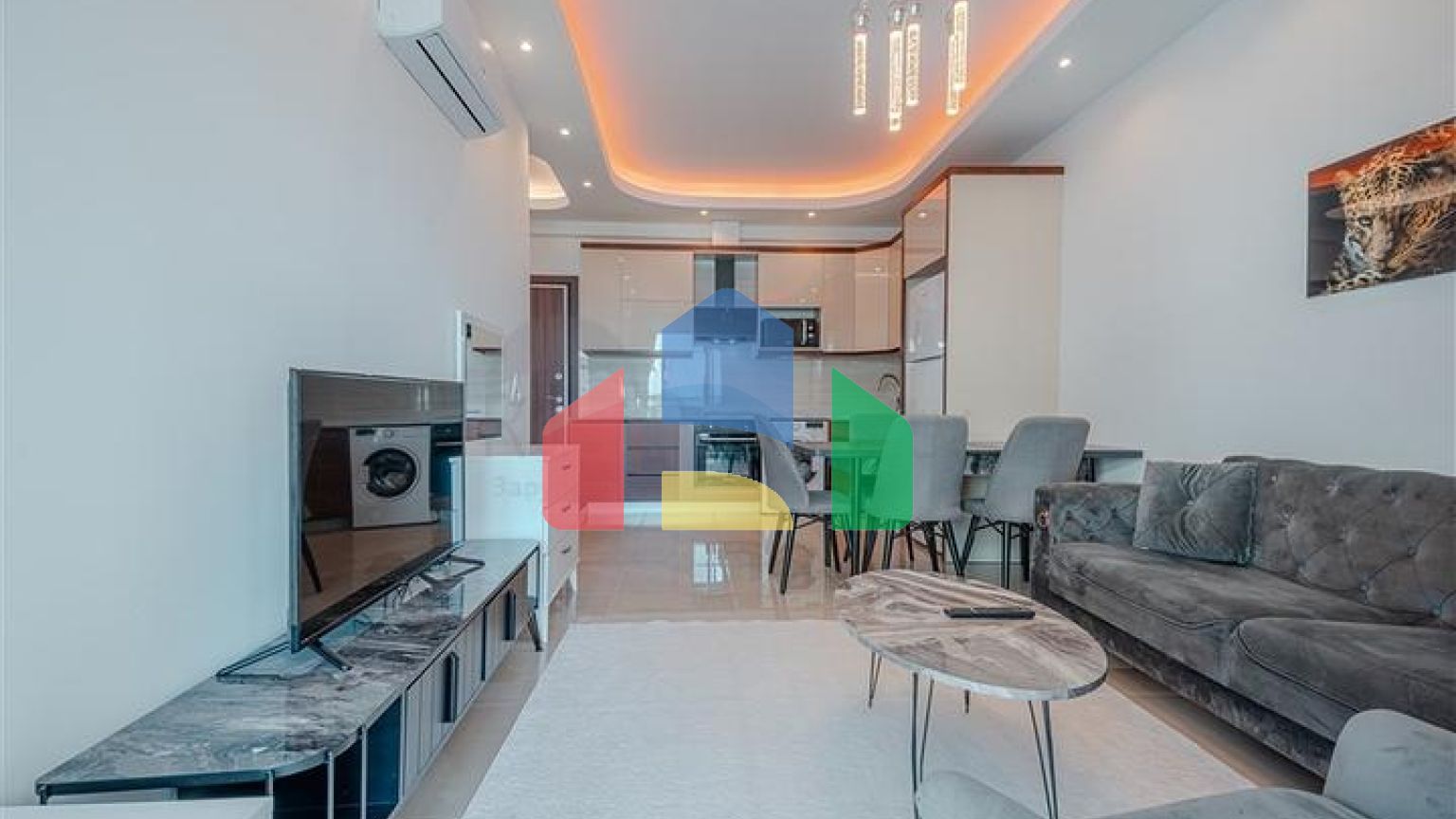 Двухкомнатная квартира 1+1 с мебелью и богатой инфраструктурой в районе Махмутлар