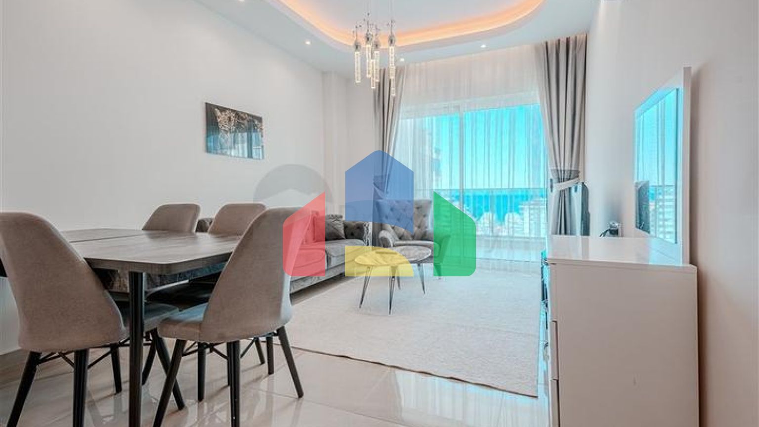 Двухкомнатная квартира 1+1 с мебелью и богатой инфраструктурой в районе Махмутлар