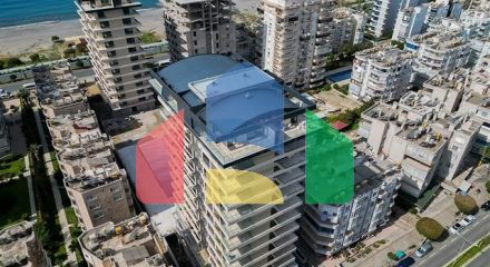 Квартира с современным дизайном рядом с морем в Махмутларе