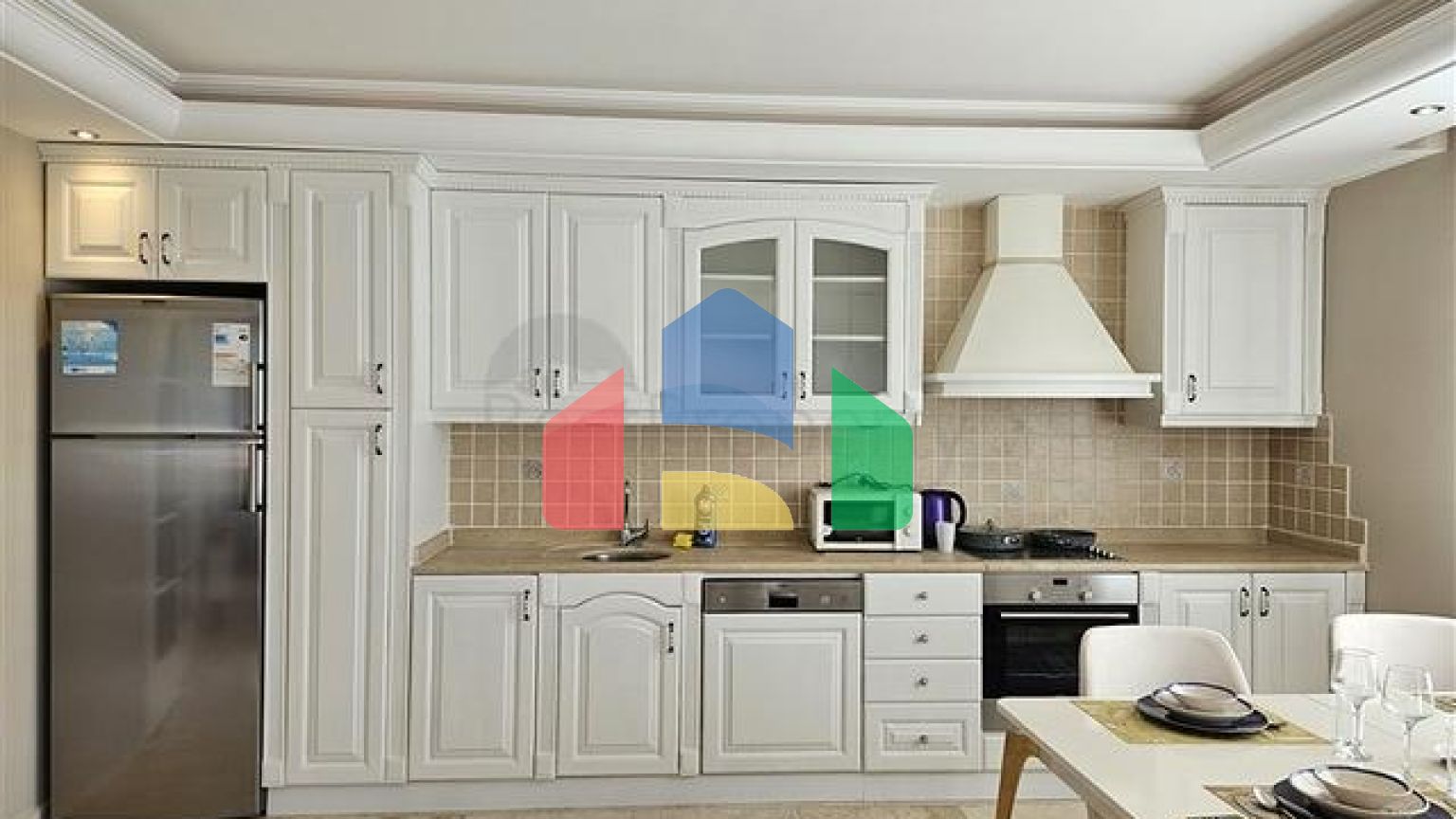 Просторная квартира 2+1 в районе Махмутлар на первой линии