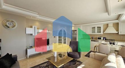 Просторная квартира 2+1 в районе Махмутлар на первой линии