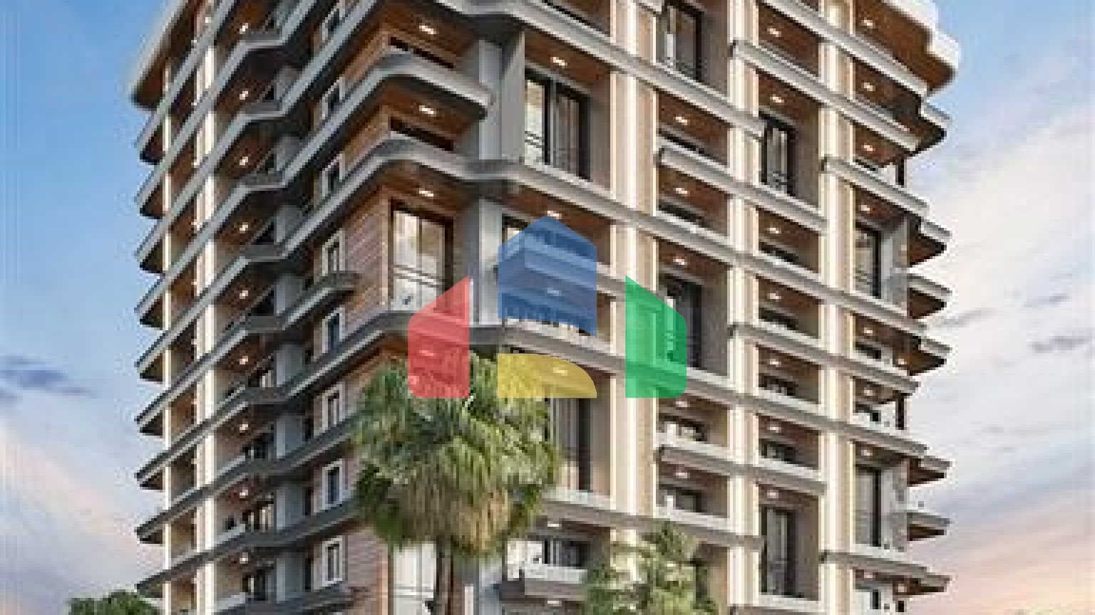 Современные квартиры в районе Махмутлар на первой береговой линии