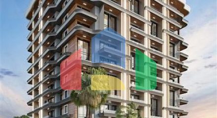 Современные квартиры в районе Махмутлар на первой береговой линии