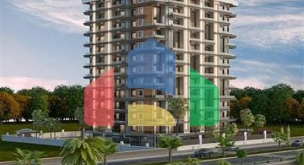 Современные квартиры в районе Махмутлар на первой береговой линии