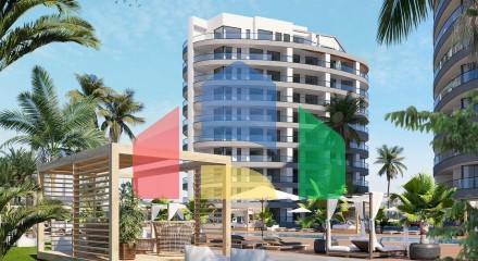 Уютная студия 28 м2 в новом комплексе  в 150 метрах от пляжа