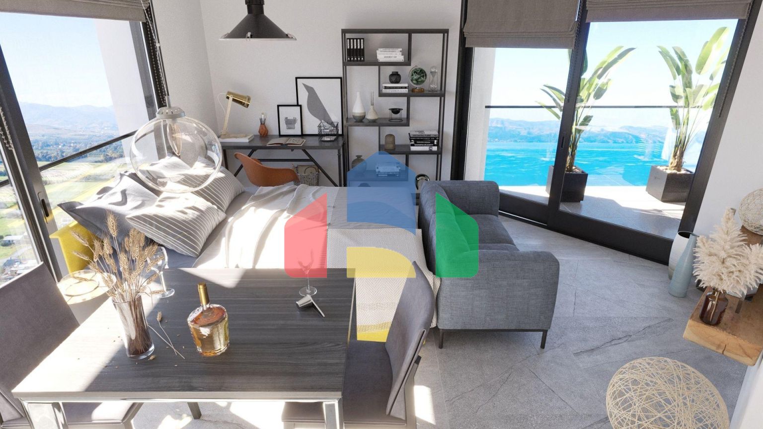 Уютная студия 28 м2 в новом комплексе  в 150 метрах от пляжа