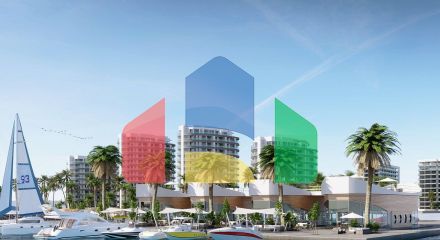 One-bedroom apartment 45 m2 in a new complex 150 meters from the beach