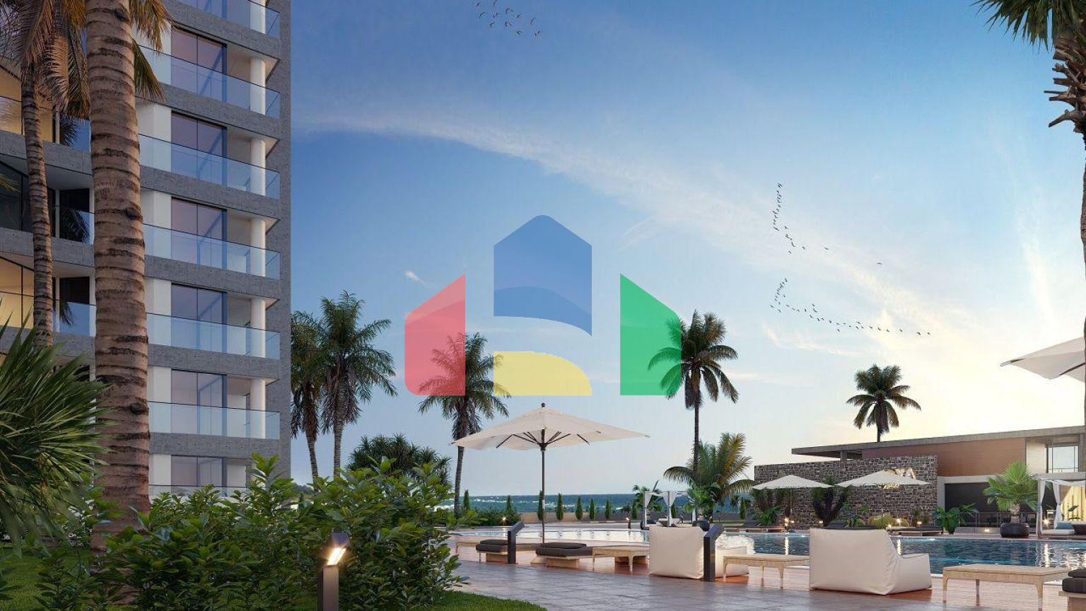 Двухкомнатная квартира 45 м2 в новом комплексе  в 150 метрах от пляжа