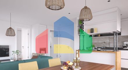 Двухкомнатная квартира 45 м2 в новом комплексе в 150 метрах от пляжа Двухкомнатная квартира 45 м2 в новом комплексе в 150 метрах от пляжа