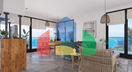 Двухкомнатная квартира 45 м2 в новом комплексе в 150 метрах от пляжа Двухкомнатная квартира 45 м2 в новом комплексе в 150 метрах от пляжа