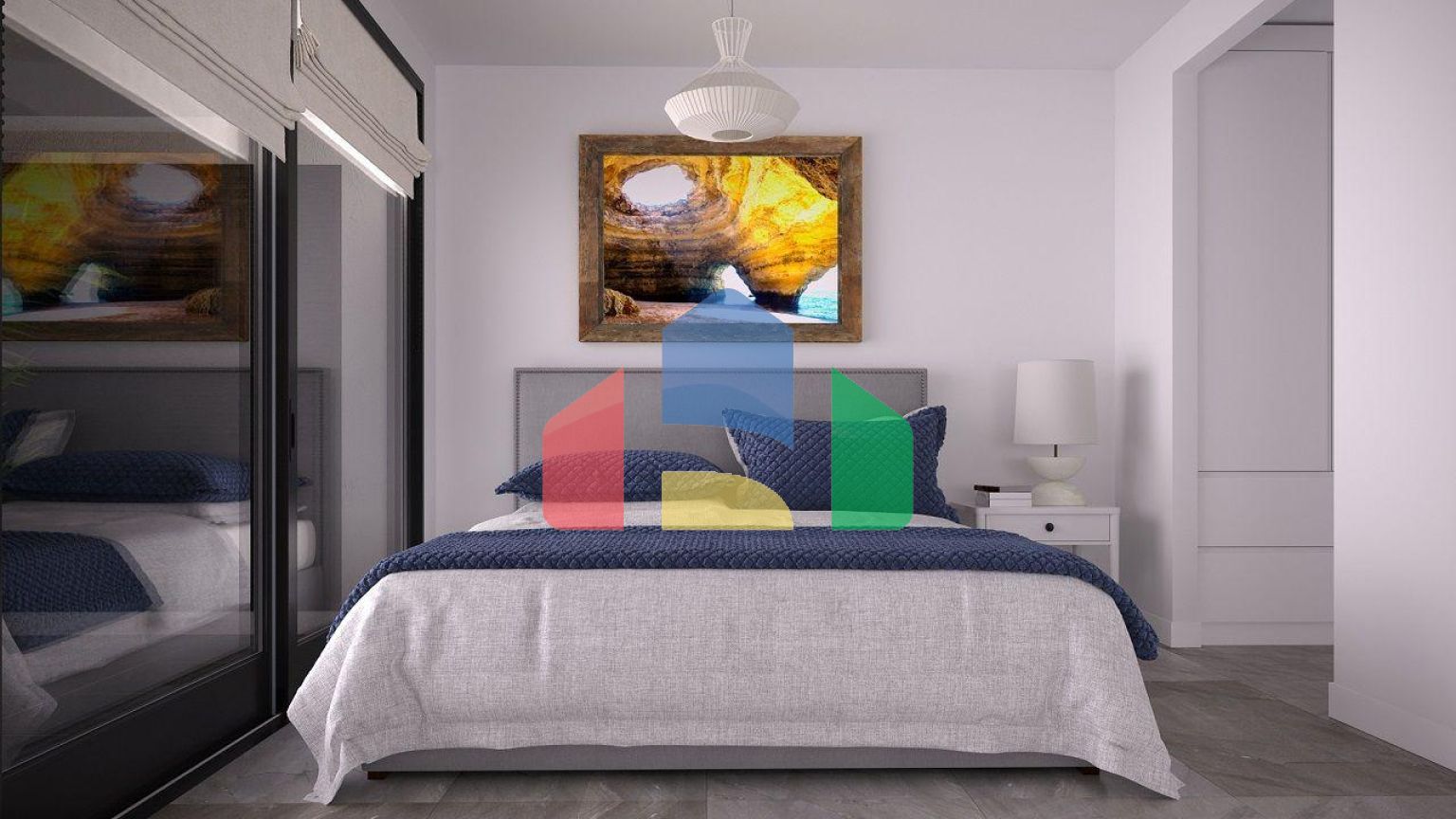 Двухкомнатная квартира 45 м2 в новом комплексе  в 150 метрах от пляжа