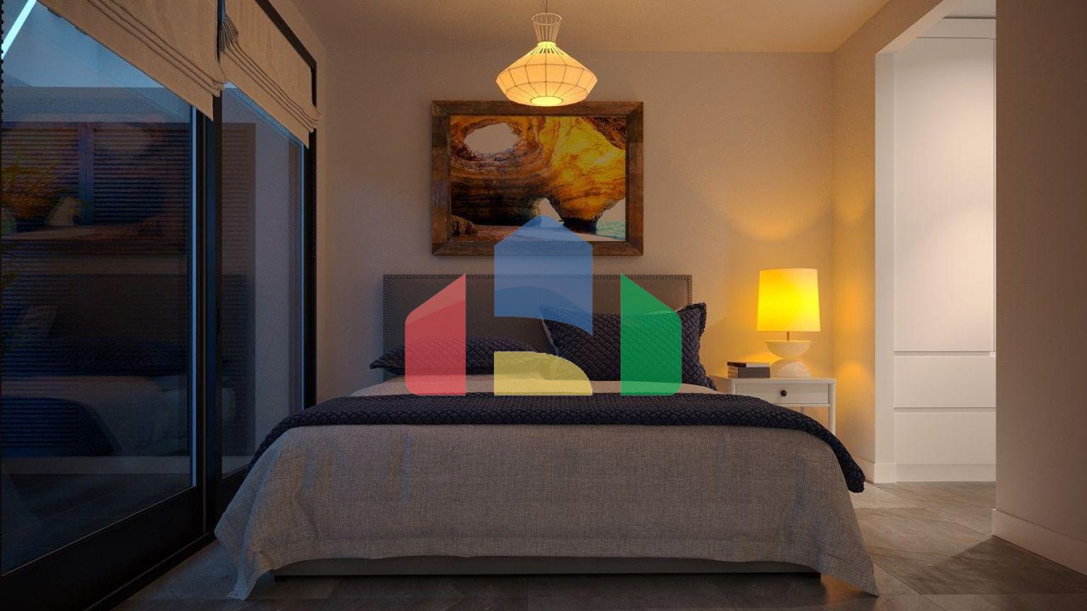 Двухкомнатная квартира 45 м2 в новом комплексе  в 150 метрах от пляжа