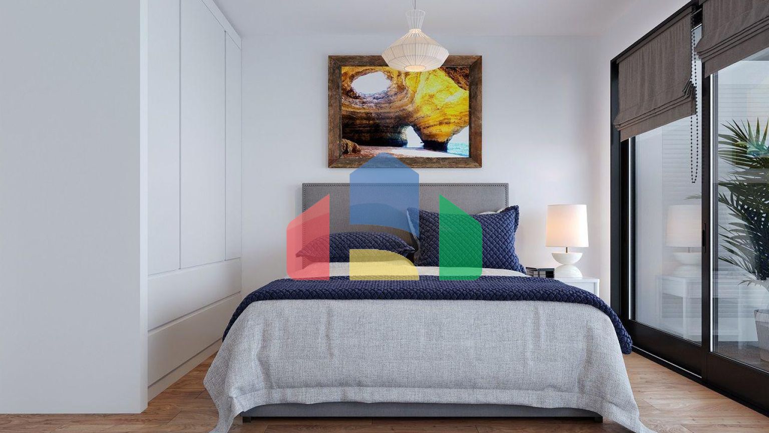 Трехкомнатная квартира 77 м2 в новом комплексе в Гюзельюрте