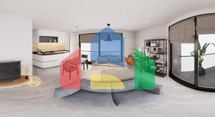 Трехкомнатная квартира 77 м2 в новом комплексе в Гюзельюрте Трехкомнатная квартира 77 м2 в новом комплексе в Гюзельюрте