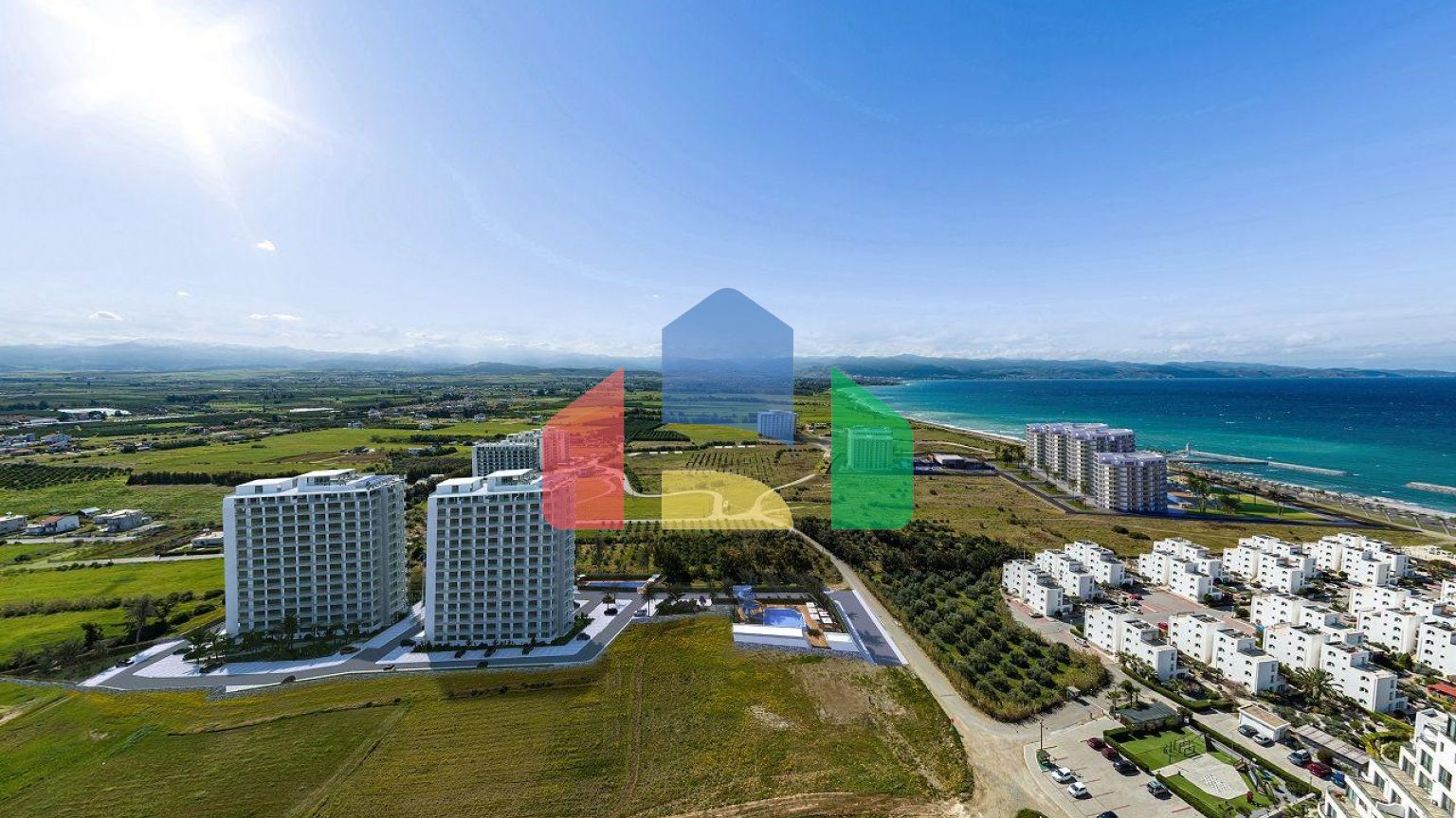 Студия 30 м2 в новом комплексе  в 250 метрах от пляжа