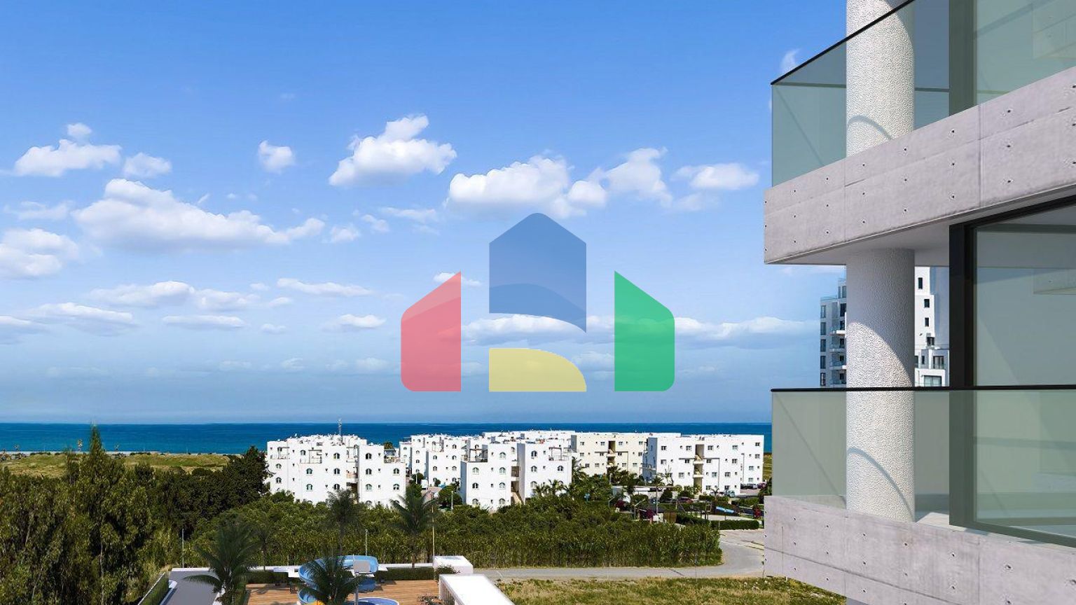 Студия 30 м2 в новом комплексе  в 250 метрах от пляжа