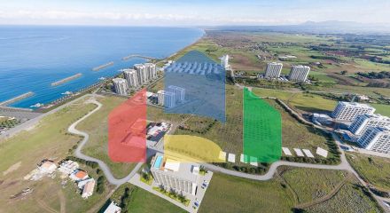 Двухкомнатная квартира 59  м2 в новом комплексе в Гюзельюрте