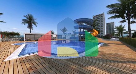 Двухкомнатная квартира 59  м2 в новом комплексе в Гюзельюрте