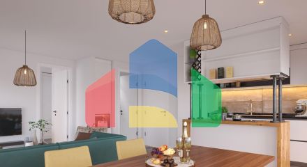 Двухкомнатная квартира 59  м2 в новом комплексе в Гюзельюрте