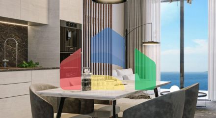 Двухкомнатная квартира 42 м2 с террасой 10 м2 в комплексе у моря