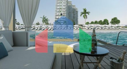 Квартира 2+1 (80 м2) с террасой 18 м2 в новом комплексе в Гюзельюрте