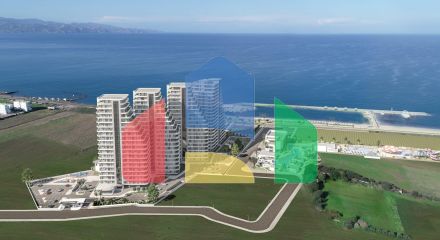 Четырехкомнатная квартира 99 м2 с просторной террасой в новом комплексе в 100 метрах от моря Четырехкомнатная квартира 99 м2 с просторной террасой в новом комплексе в 100 метрах от моря