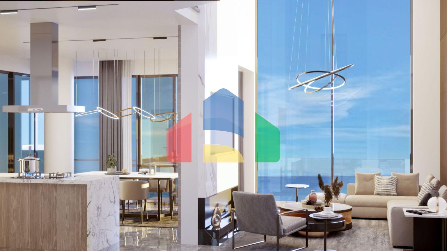 Четырехкомнатный Loft 148 м2 с террасой 81 м2 в новом комплексе в Гюзельюрт