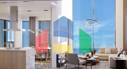 Четырехкомнатный Loft 148 м2 с террасой 81 м2 в новом комплексе в Гюзельюрт