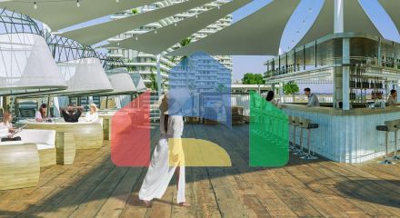 Четырехкомнатный Loft 148 м2 с террасой 81 м2 в новом комплексе в Гюзельюрт