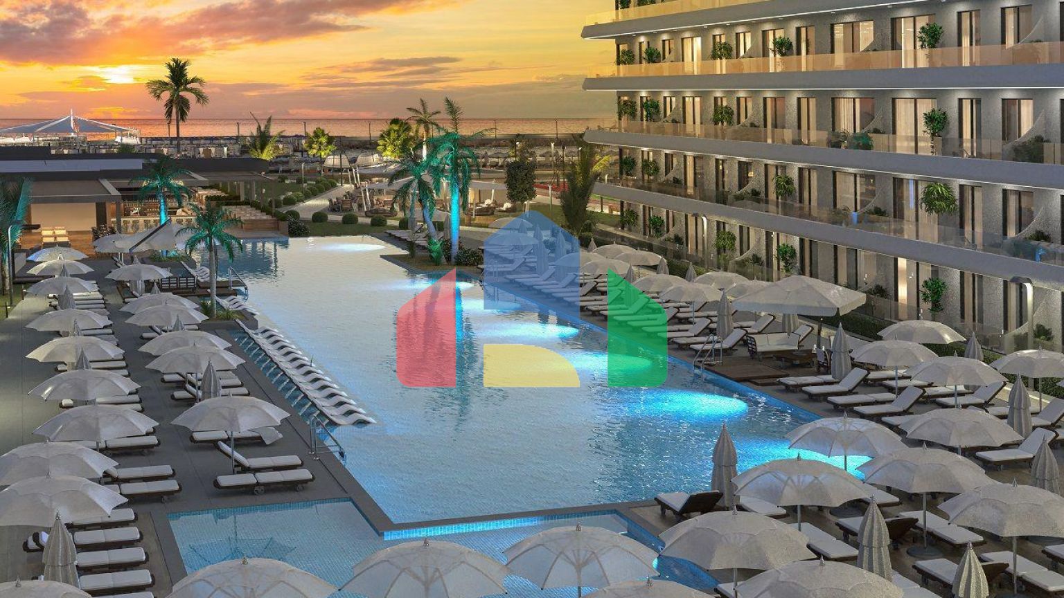 Квартира 4+1 Duplex 170 м2 с террасой 81 м2 в Гюзельюрте