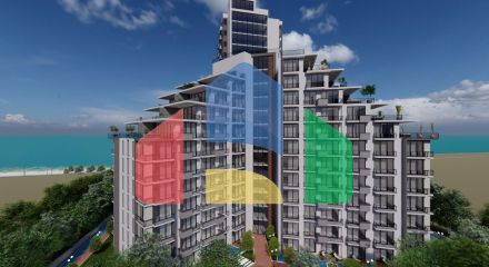 Двухкомнатная квартира 70 м2 с балконом в курортном комплексе рядом с морем Двухкомнатная квартира 70 м2 с балконом в курортном комплексе рядом с морем