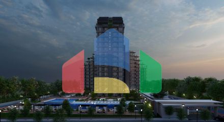 Двухкомнатная квартира 70 м2 с балконом в курортном комплексе рядом с морем