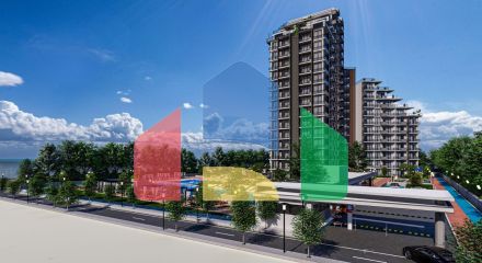 Двухкомнатная квартира 70 м2 с балконом в курортном комплексе рядом с морем