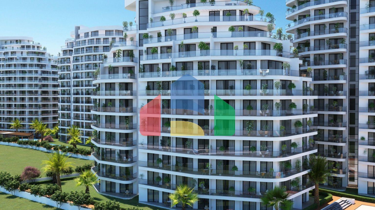 Студия 34 м2 в шикарном комплексе в Газиверене