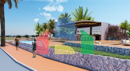 Студия 34 м2 в шикарном комплексе в Газиверене