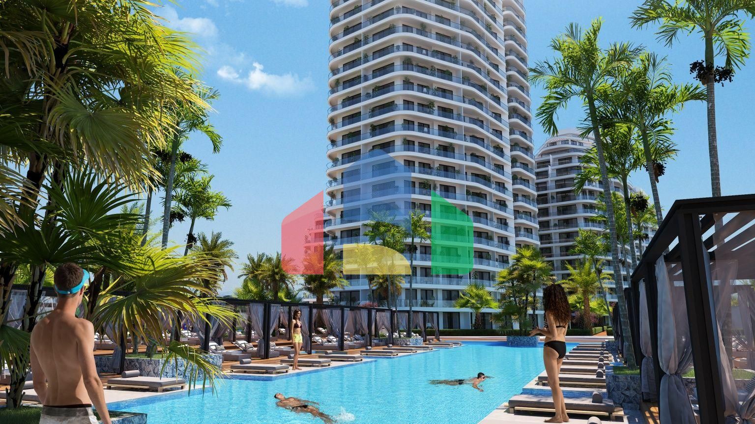 Студия 34 м2 в шикарном комплексе в Газиверене