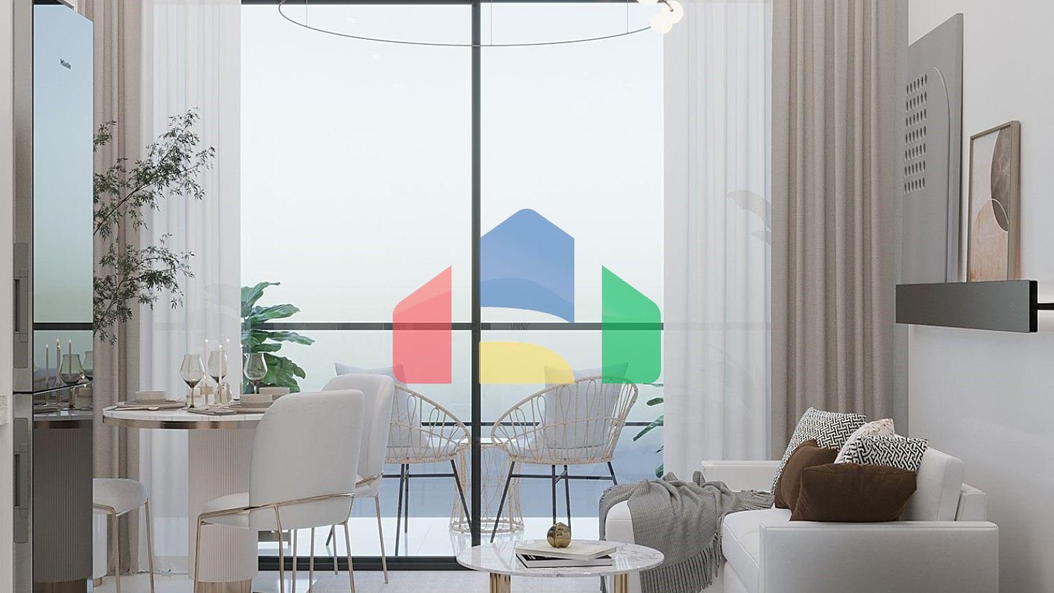 Студия 34 м2 в шикарном комплексе в Газиверене