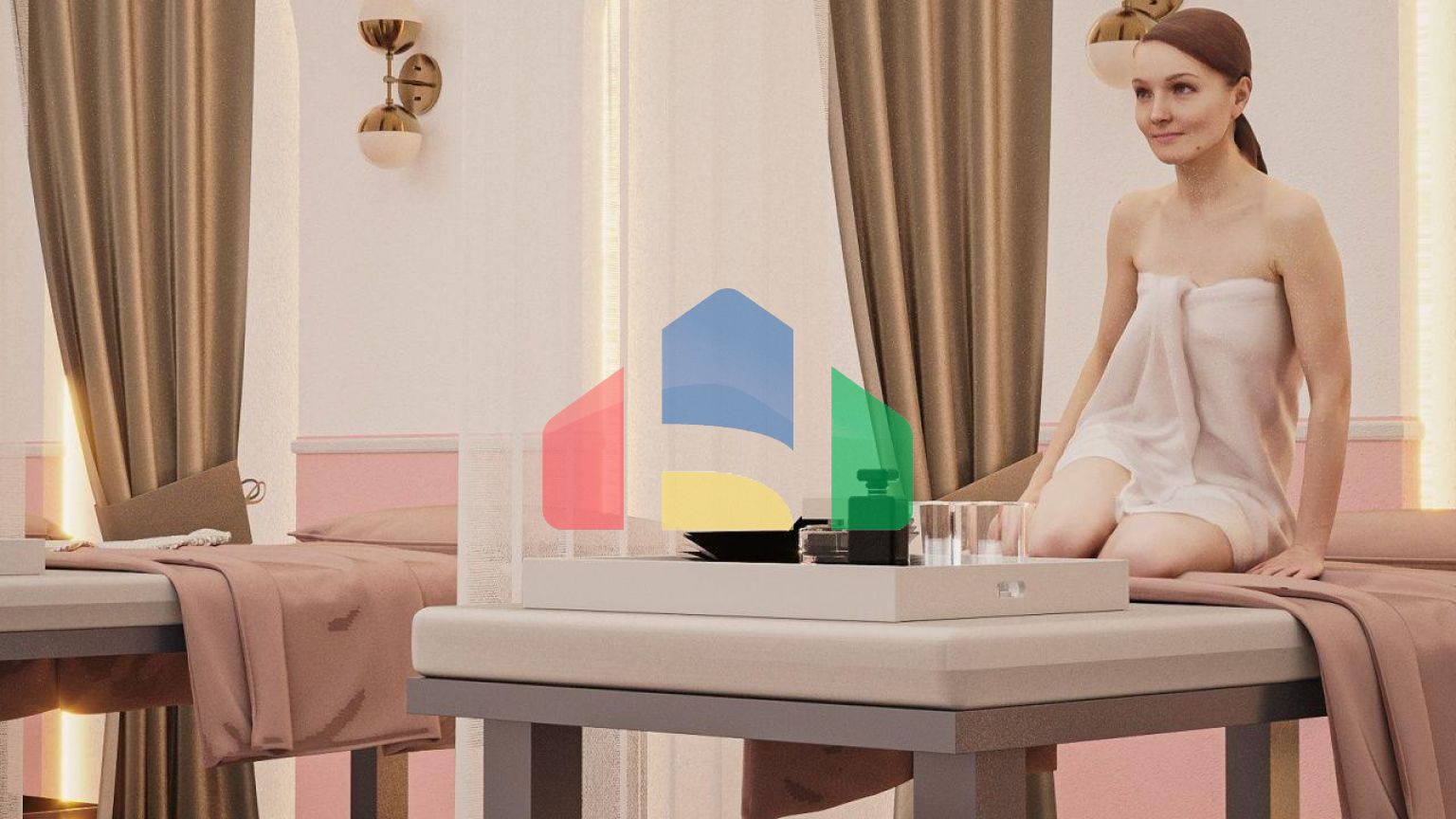 Студия 34 м2 в шикарном комплексе в Газиверене