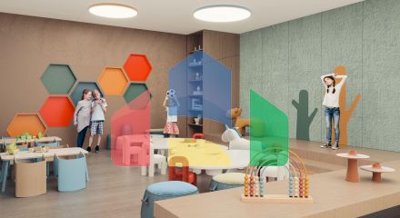 Студия 34 м2 в шикарном комплексе в Газиверене